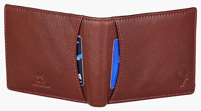 WILDHORN Genuine Leather Hand-Crafted Wallet For Men, Bifold Leather Wallet