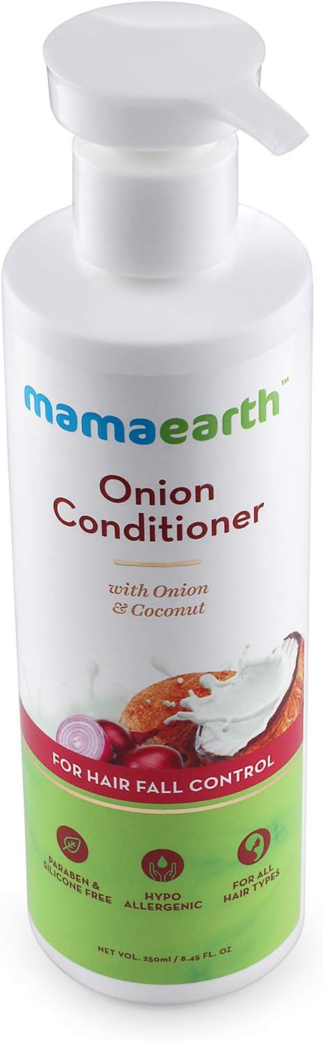 Mamaearth Onion Anti Hairfall Combo (Shampoo and Conditioner)- 250 ml each