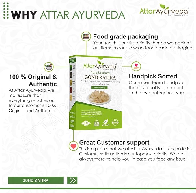 Attar Ayurveda Tragacanth Gum (200g)