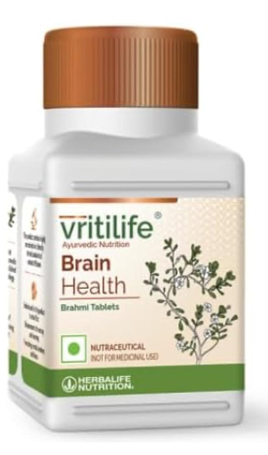 Vritilife Brain Health Tablets (60 Tablets), Ayurvedic brahmi Extract Tablets