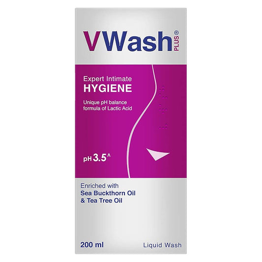 VWash Plus Expert Intimate Hygiene, 200ml, Hygiene Wash for Women, Vaginal Wash, Prevents Itching, Irritation & Dryness, Suitable For All Skin Types