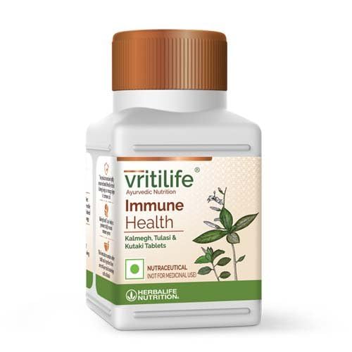 Vritilife Immune Health Tablets - 60 Kalmegh Tulasi & Kutaki Tablets