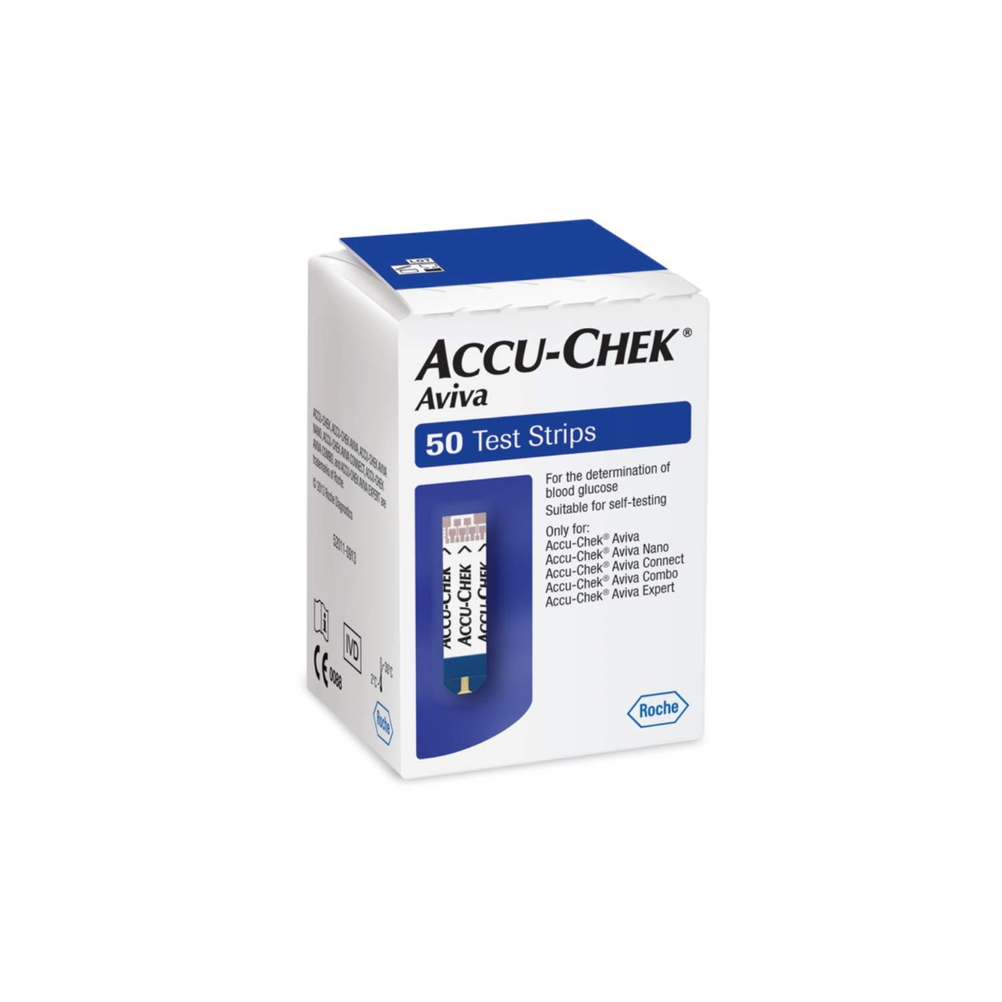 Accu-Chek Aviva 50 Test Strips (White)