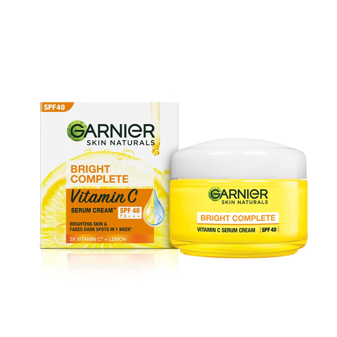 Garnier Bright Complete VITAMIN C SPF40/PA+++ Serum Cream, 45g