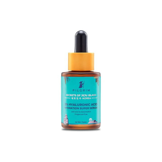 Pilgrim 2% Hyaluronic Acid Hydration Super Serum With Kiwi Extracts For Hydrated Skin For Unisex Of All Skin Types Korean Skin Care, 30ml