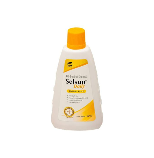 Abbott Selsun Daily Anti-Dandruff Shampoo for Dry Scalp 120 ml