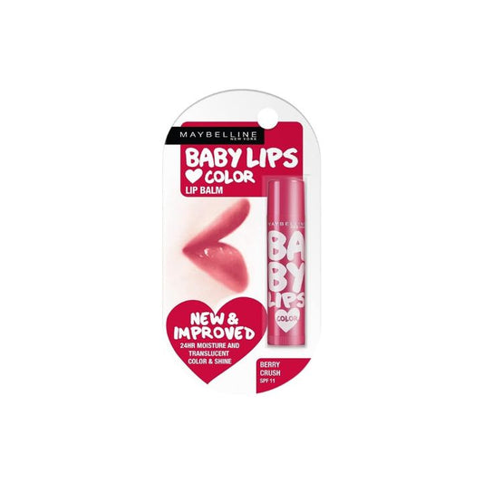 Maybelline New York Baby Lips Lip Balm (Berry Crush,4g