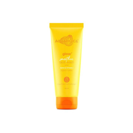 Aqualogica Glow+ Smoothie Face Wash for Deep Cleansing & Skin Brightening With Vitamin C & Papaya, 100g