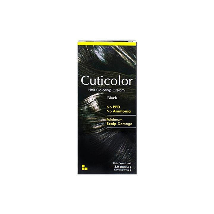 Cuticolor - Permanent Hair Color Cream (Black)