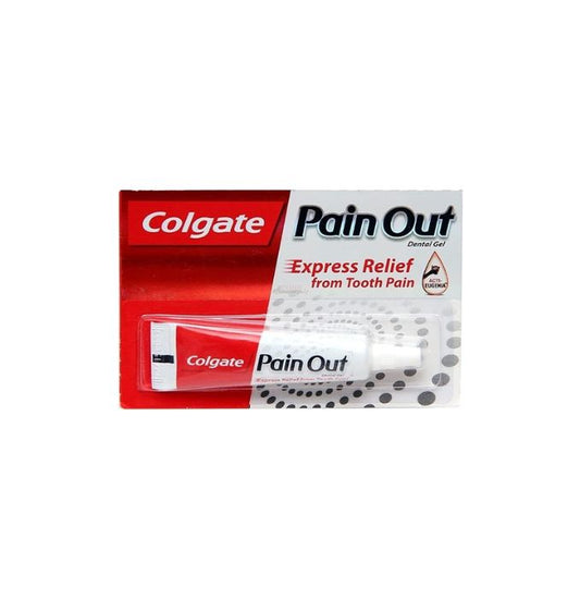 Colgate Pain Out Dental Gel - Express Relief from Tooth Pain - Ayurvedic Medicine with Clove Oil - Just 1 Drop - 10 g