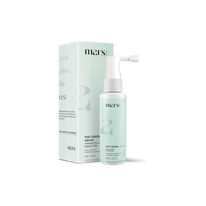 Mars by GHC Procapil Hair Growth Serum With Advanced 3% Redensyl, Biotin, Kapexil, & Saw Palmetto for DHT Block, Hair Fall Control & Growth - 60ml