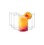 Borosil Vision Transparent Water Glass/Cold Drink Tumbler/ Beer Glass Set of 6 Pcs (295 ml each) Flame Proof Glasses, Microwave & Dishwasher Safe