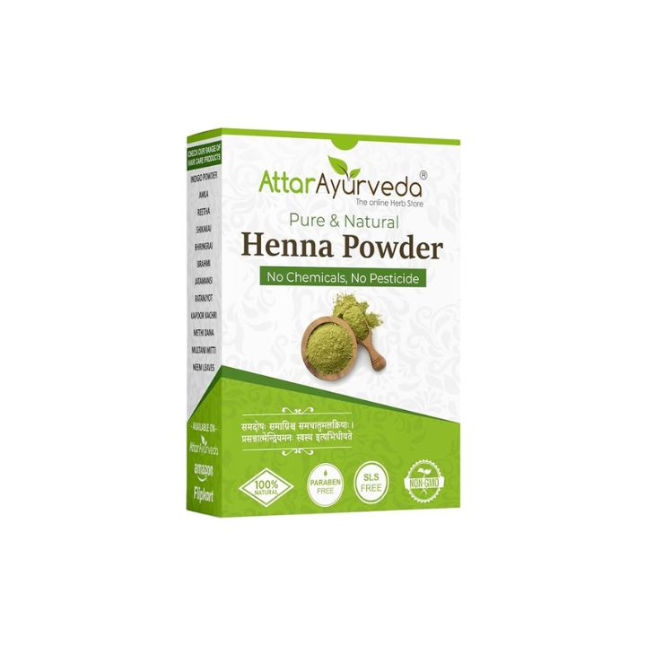 Attar Ayurveda Heena Powder for Hair (200g)