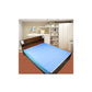 DOLPHERS Double Bed/King Size Waterproof Plastic Mattress Protection Sheet for Baby and Adult (7.5 x 6.5ft, Blue)