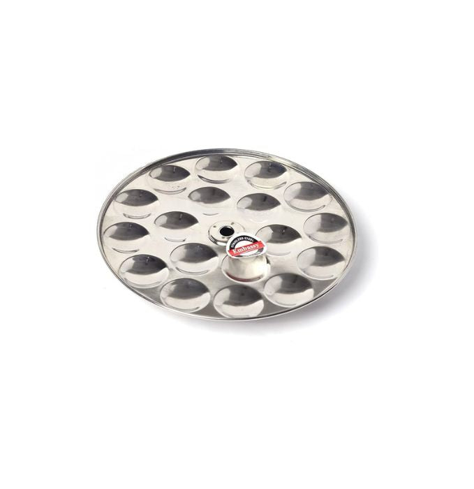 EMBASSY Stainless Steel Mini Idli Plate