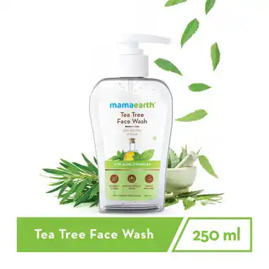 Mamaearth Tea Tree Face Wash With Neem For Acne and Pimples - 250ml