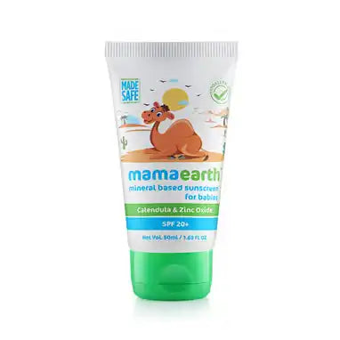 Mamaearth Mineral Based Sunscreen 50ml Protects Against UV Rays