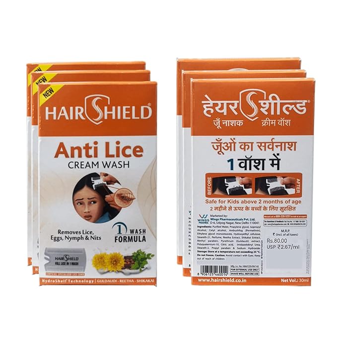 Medilice Anti Lice Cream Wash - 30g(Pack Of 6)